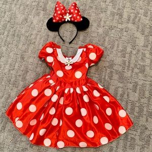 Disney Store Minnie Mouse Costume